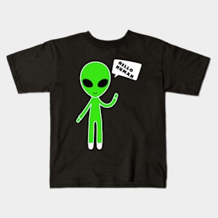 FUNNY ALIEN. Kids T-Shirt